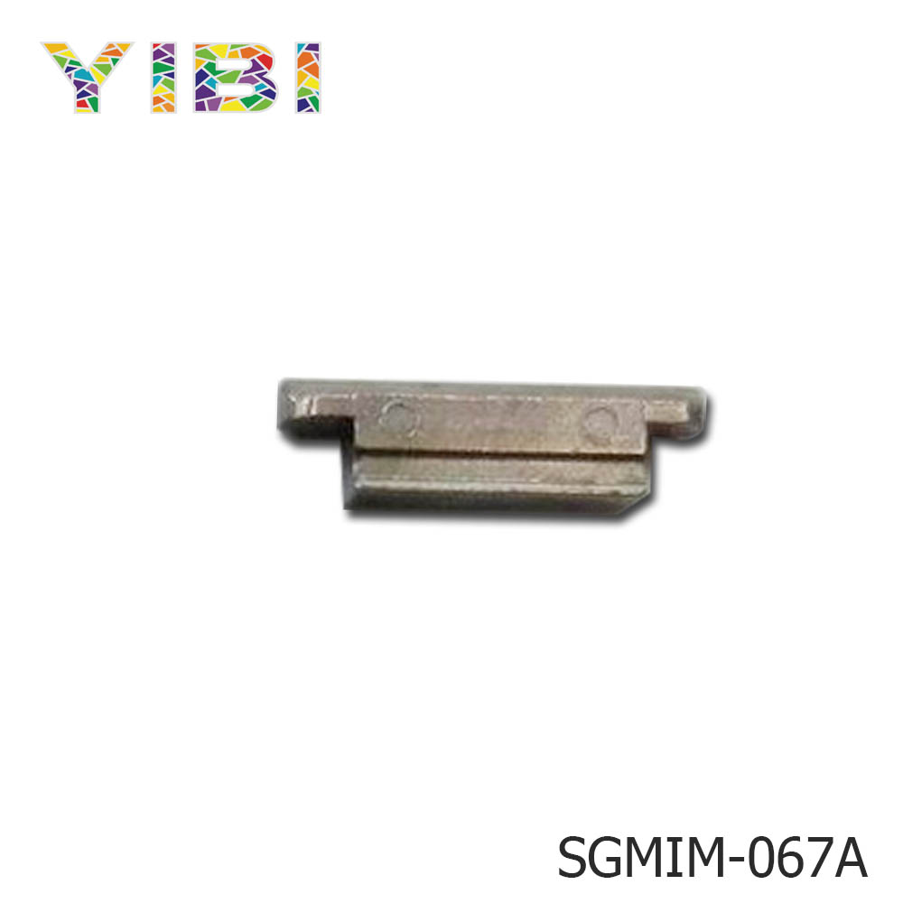 Shenzhen yibi fingerprint lock powder injection molding lock parts.